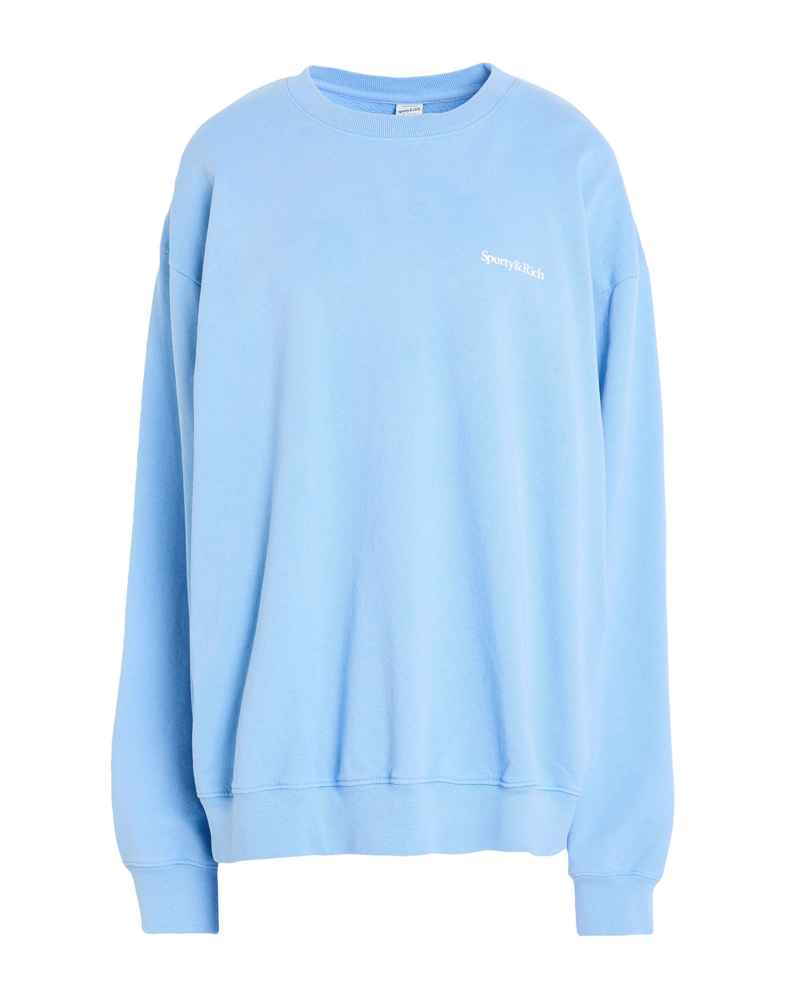 SPORTY & RICH Sweatshirt Damen Hellblau von SPORTY & RICH