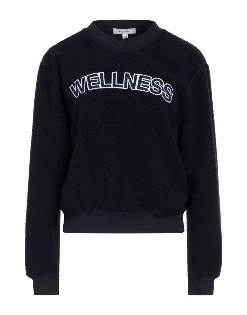 SPORTY & RICH Sweatshirt Damen Marineblau von SPORTY & RICH