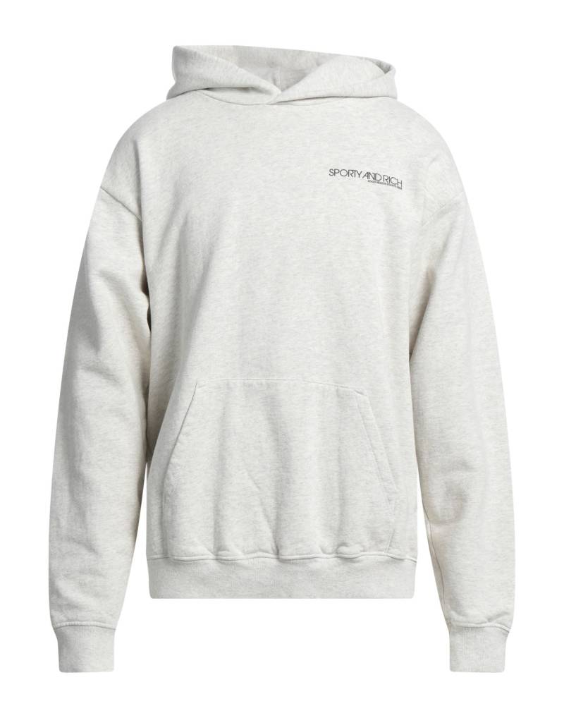 SPORTY & RICH Sweatshirt Herren Hellgrau von SPORTY & RICH