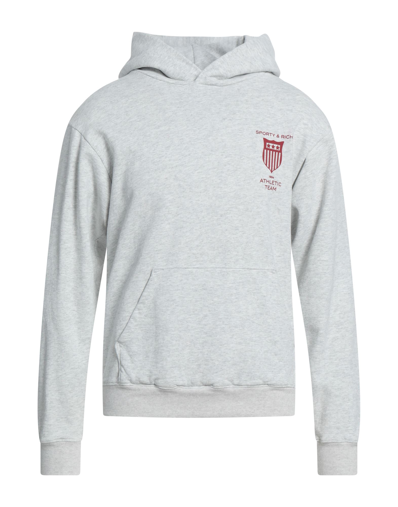 SPORTY & RICH Sweatshirt Herren Hellgrau von SPORTY & RICH