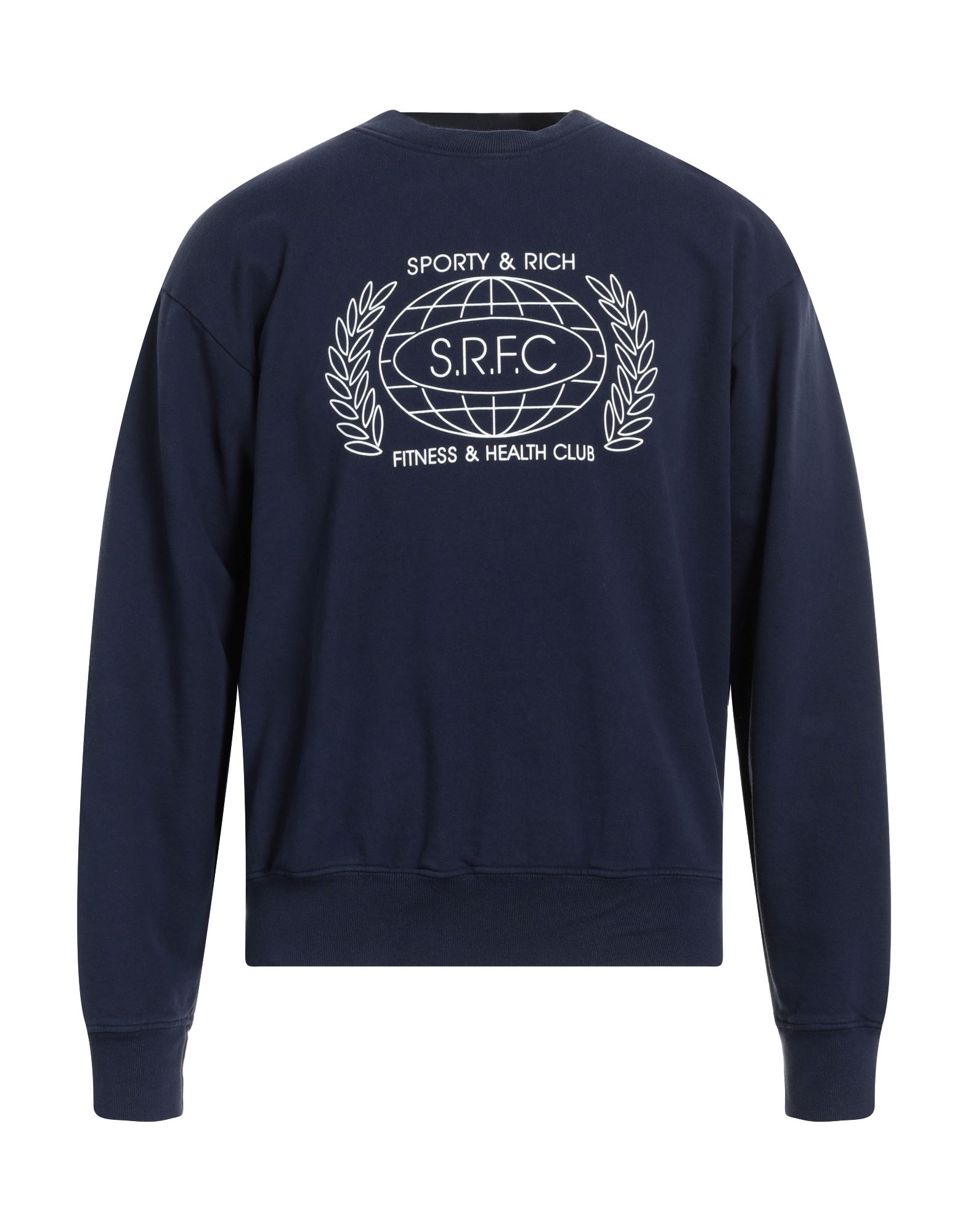 SPORTY & RICH Sweatshirt Herren Marineblau von SPORTY & RICH