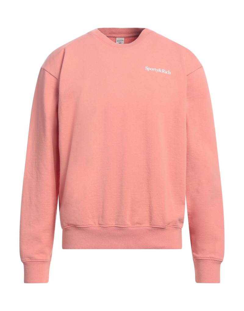 SPORTY & RICH Sweatshirt Herren Rosa von SPORTY & RICH