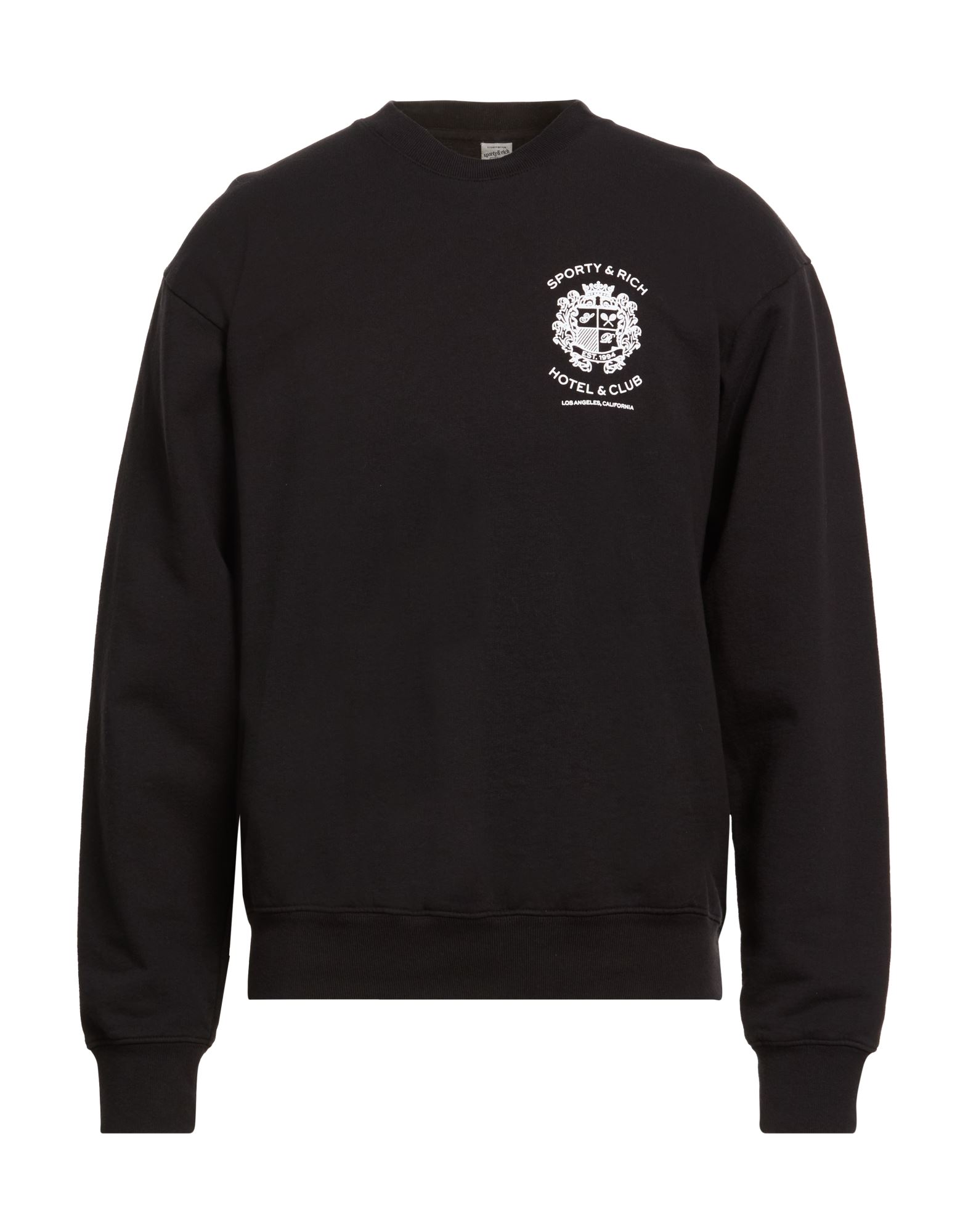 SPORTY & RICH Sweatshirt Herren Schwarz von SPORTY & RICH