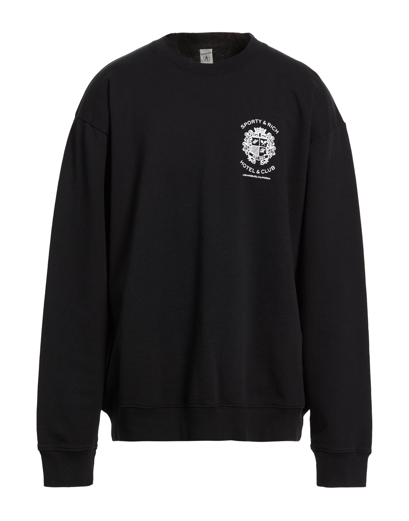 SPORTY & RICH Sweatshirt Herren Schwarz von SPORTY & RICH