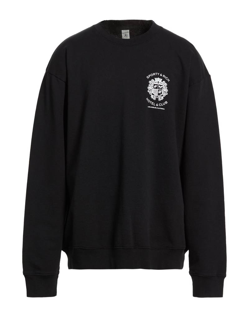 SPORTY & RICH Sweatshirt Herren Schwarz von SPORTY & RICH