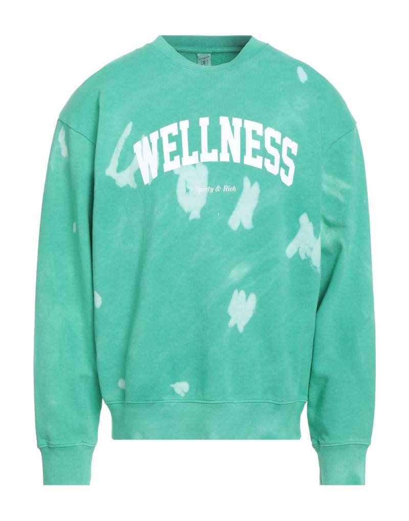 SPORTY & RICH Sweatshirt Herren Smaragdgrün von SPORTY & RICH