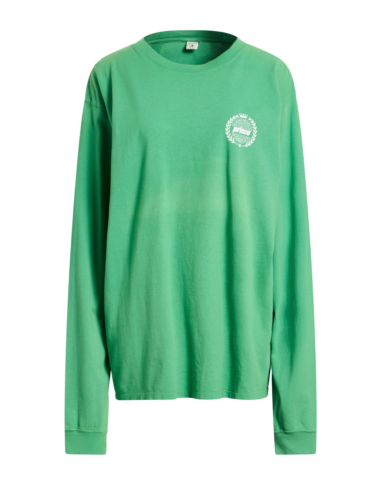 SPORTY & RICH T-shirts Damen Grün SPORTY & RICH T-shirts Damen Grün von SPORTY & RICH