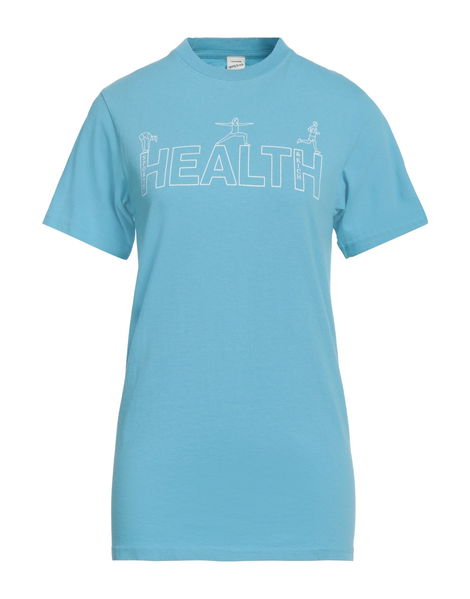 SPORTY & RICH T-shirts Damen Himmelblau von SPORTY & RICH