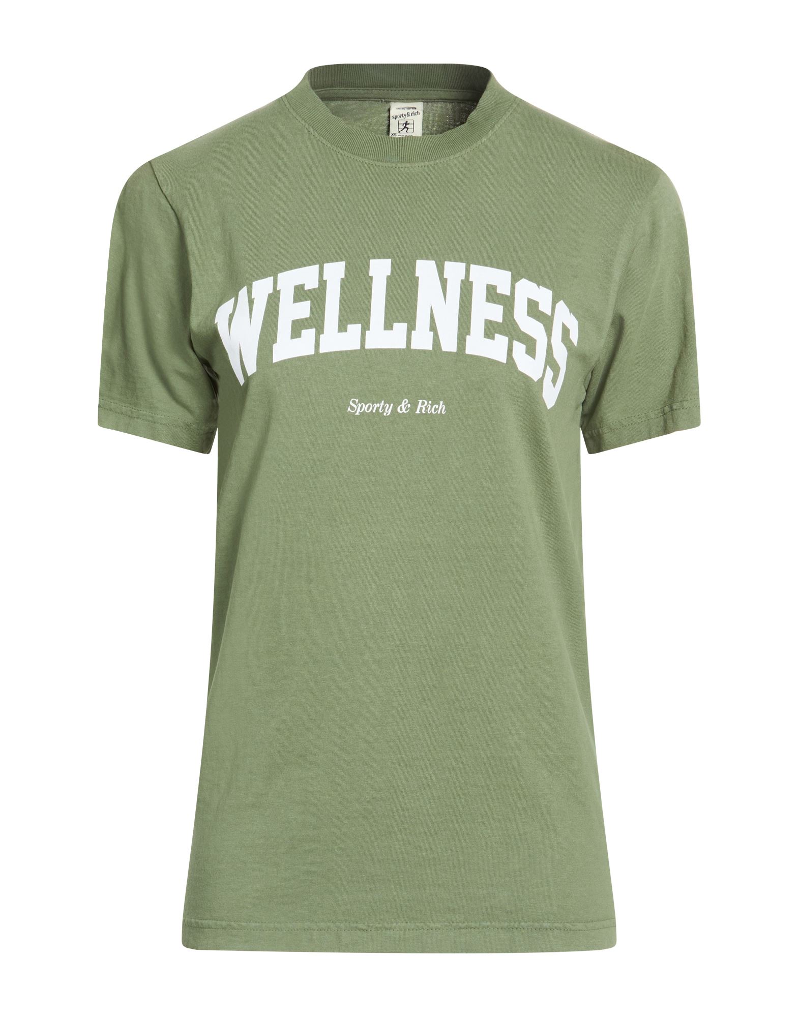 SPORTY & RICH T-shirts Damen Salbeigrün von SPORTY & RICH