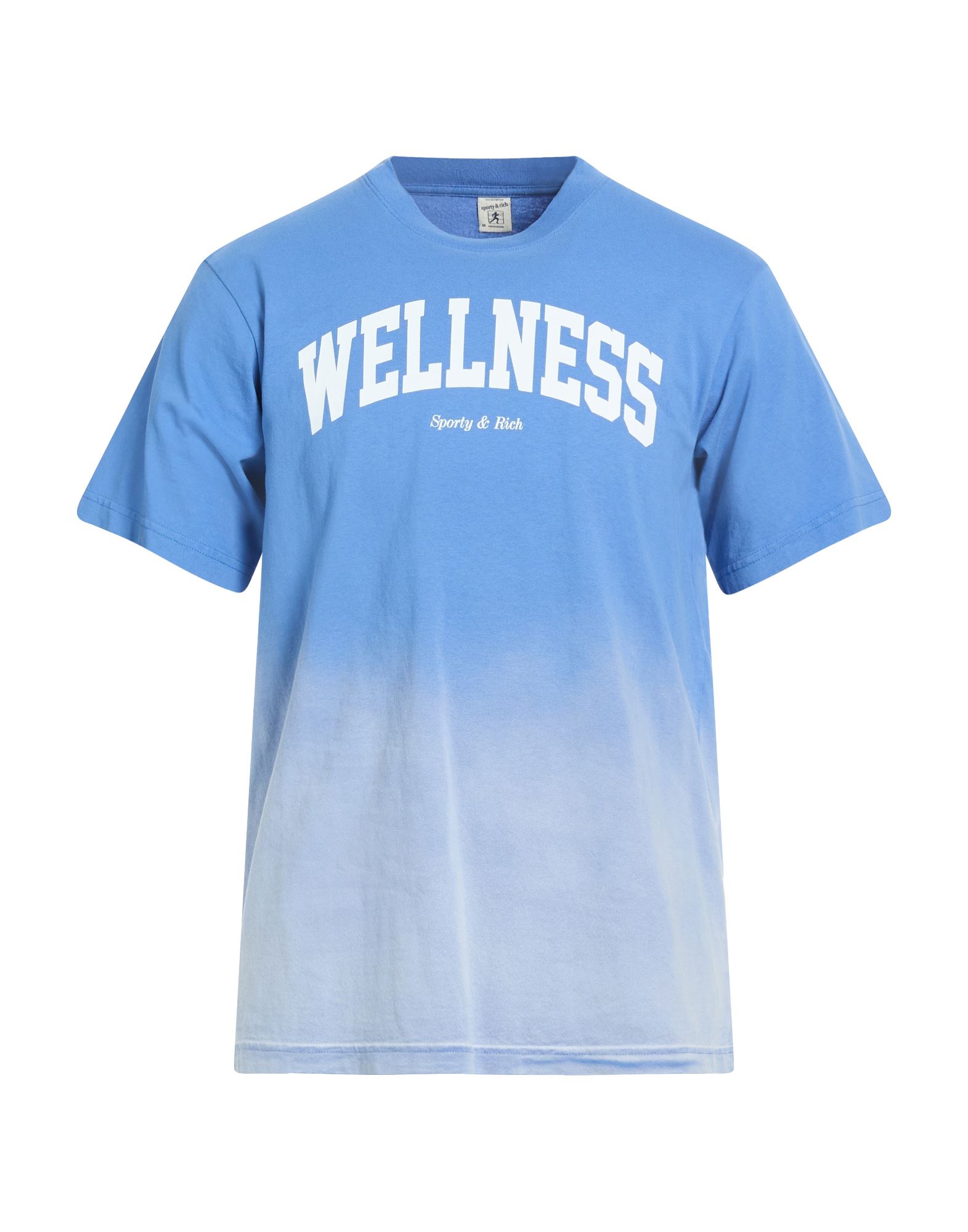 SPORTY & RICH T-shirts Herren Azurblau von SPORTY & RICH