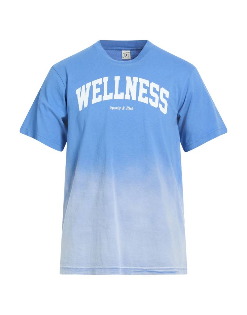 SPORTY & RICH T-shirts Herren Azurblau von SPORTY & RICH