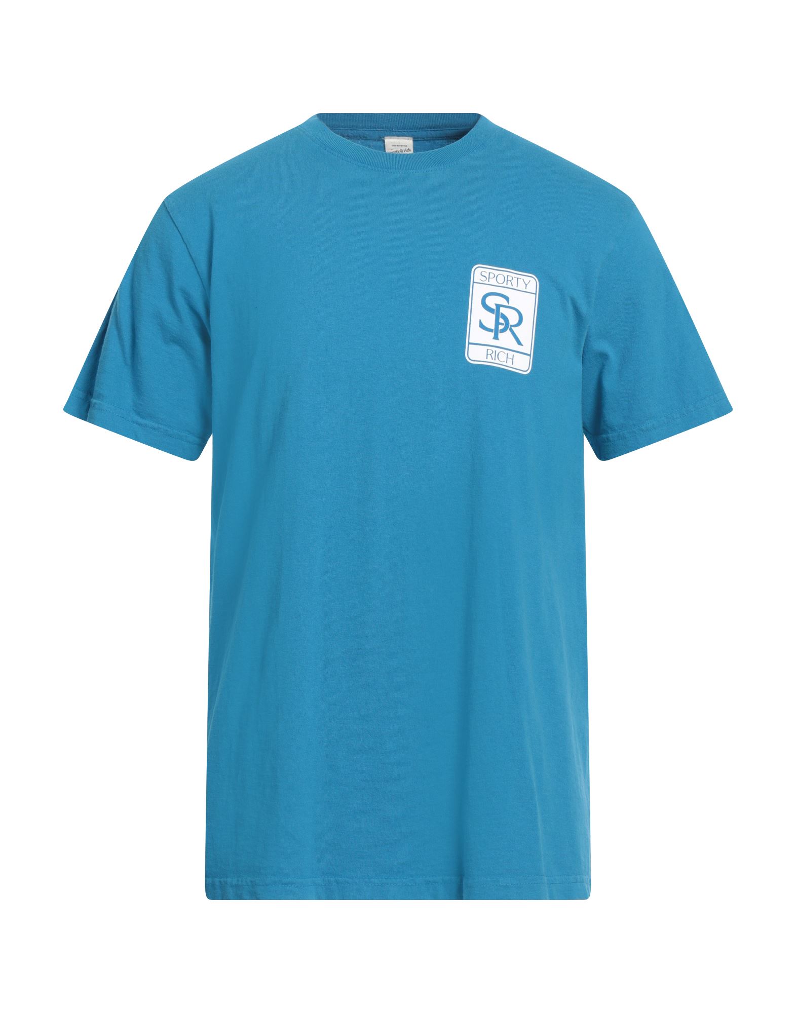 SPORTY & RICH T-shirts Herren Azurblau von SPORTY & RICH