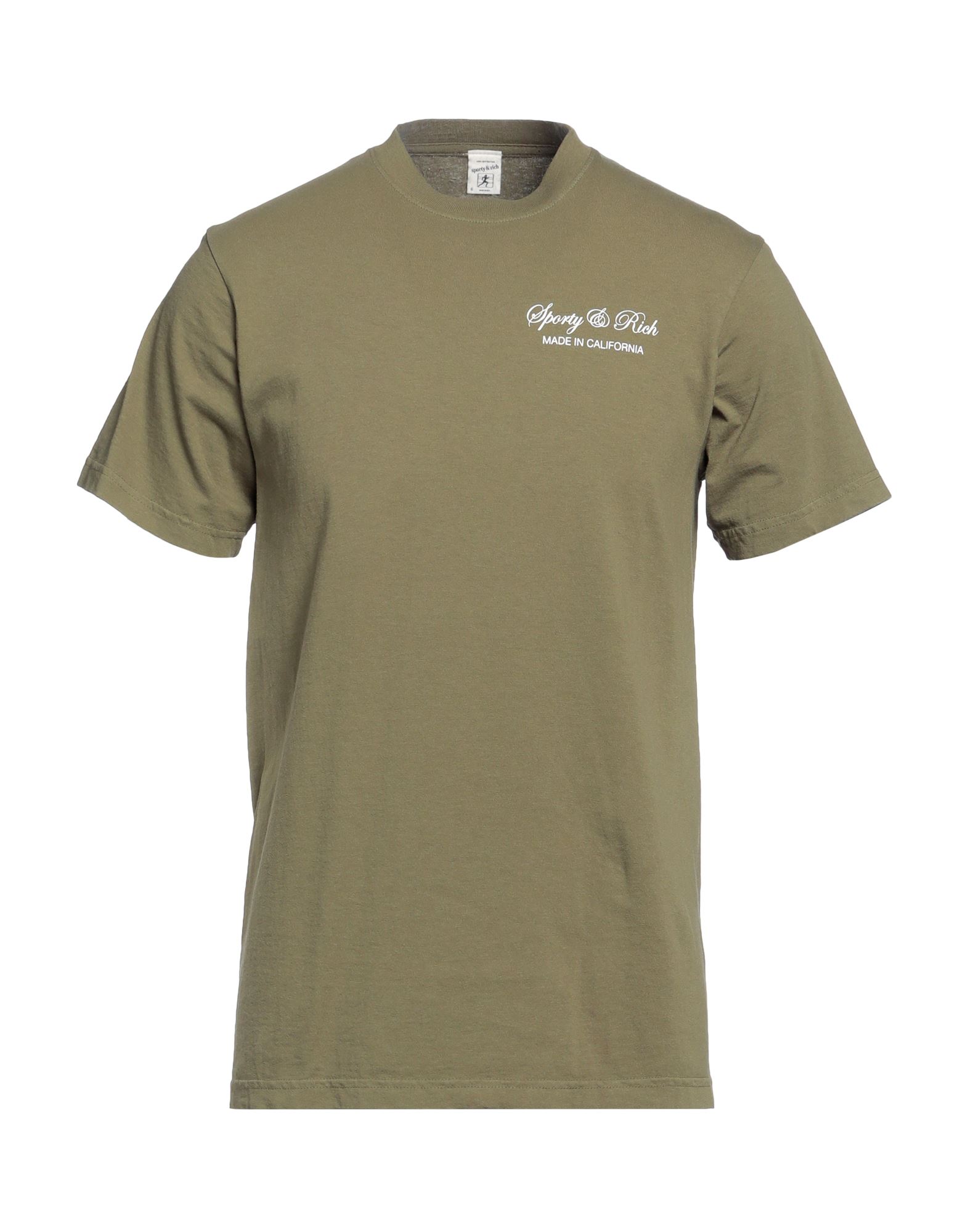 SPORTY & RICH T-shirts Herren Militärgrün von SPORTY & RICH