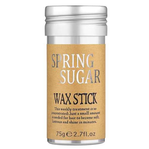 SPRINGSUGAR Haarwachs Stick für Haar-Kontrolle, Essentieller Hair Wax Stick für Tanzaufführungen, Nicht Fettende Glatte Seidig Haarstyling von SPRINGSUGAR