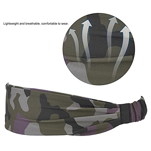 SPYMINNPOO Unisex Outdoor Sport Sweatband Stirnband, Langlebiges Material, Zum Radfahren, Tarnung (HJ-C-A16-12-1 (Tarnung)) von SPYMINNPOO