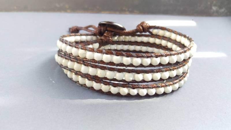 Boho Chic Perlenarmband, Herrengeschenk, Damenarmband Boho Chic Perlenarmband, Herrengeschenk, Damenarmband von SPearlsbijoux