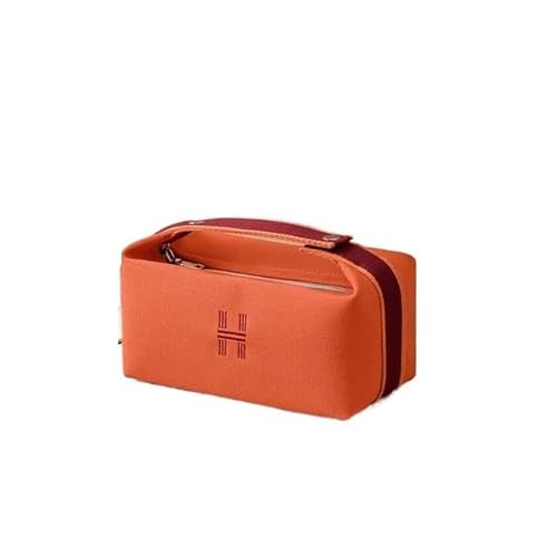 Makeup Bag Einfache wasserdichte Canvas Make-up Tasche Mode Kosmetiktasche for Frauen Make-up Organizer Kulturbeutel Reise Kosmetiktaschen Make Up Bag(A1) von SQIANKUN