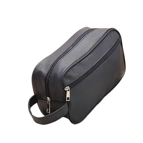 Makeup Bag Männer wasserdichte Reise Toilettenartikel Lagerung Tasche PVC Kosmetik Tasche Tragbare Make-Up Veranstalter Männlichen Reißverschluss Handtaschen Make Up Bag(Blue) von SQIANKUN