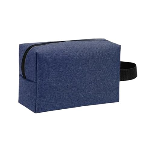 Makeup Bag Reise Herren Kulturbeutel Frauen Kosmetik Necessaire Fall wasserdichte Damen Make-Up Tasche Schönheit Waschen Beutel Handtasche Make Up Bag(Style 2-Dark Blue) von SQIANKUN