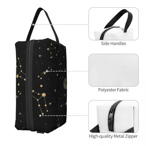 Makeup Bag Reise Kosmetiktasche for Frauen Space Makeup Organizer Lady Beauty Storage Kit Make Up Bag(2) von SQIANKUN