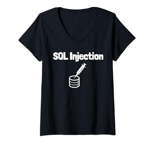 Damen Programmierer - Datenbank SQL Injection Database - SQL Engineer T-Shirt mit V-Ausschnitt Damen Programmierer - Datenbank SQL Injection Database - SQL Engineer T-Shirt mit V-Ausschnitt von -SQL Injection Database - SQL Engineer-