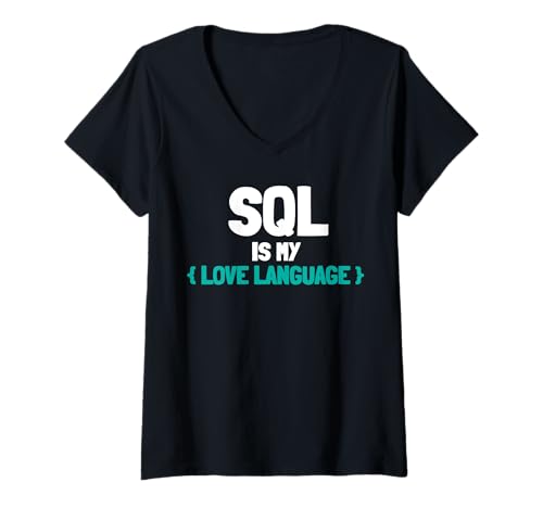 Damen SQL-Abfrage - SQL-Datenbank-Admin - Programmierer SQL-Programmierung T-Shirt mit V-Ausschnitt Damen SQL-Abfrage - SQL-Datenbank-Admin - Programmierer SQL-Programmierung T-Shirt mit V-Ausschnitt von -SQL Injection Database - SQL Engineer-