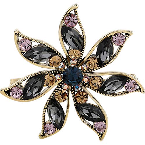 Brosche Anstecknadeln Vintage Brosche weibliche Accessoires Herbst- und Winterkleidung Zubehör Strickjacke Pins High-End Corsage Temperament Herbst- und Wintermodelle für Damen Mädchen Kostümzubehör von SQLCF