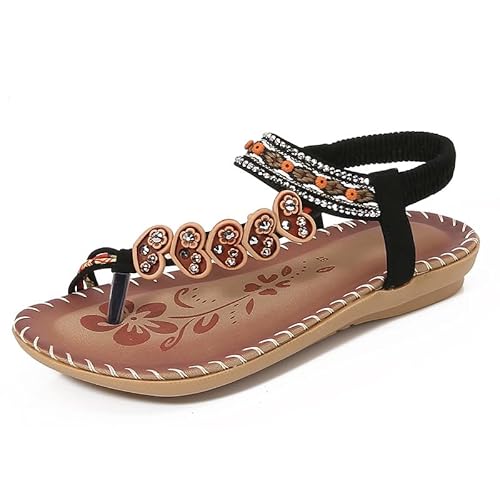 Bequeme Sandalen für Damen Klassische Slides mit modernem Design Einfach an und auszuziehen Perfekt für zu Hause Einkaufen kurze Wege und die Sommerzeit von SQPZM