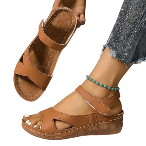 SQPZM Sandalen Damen bequem Sportliche und robuste Freizeitsandalen Schnell trocknend und rutschfest Optimal für Wanderungen Camping Gartenarbeit und alle Outdoor Abenteuer von SQPZM