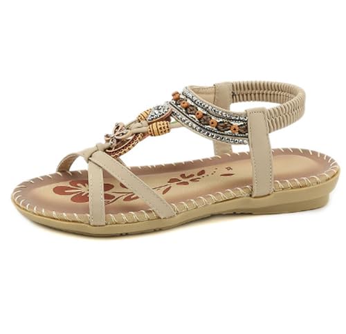 SQPZM Sandalen Damen bequem Sportliche und robuste Freizeitsandalen Schnell trocknend und rutschfest Optimal für Wanderungen Camping Gartenarbeit und alle Outdoor Abenteuer von SQPZM