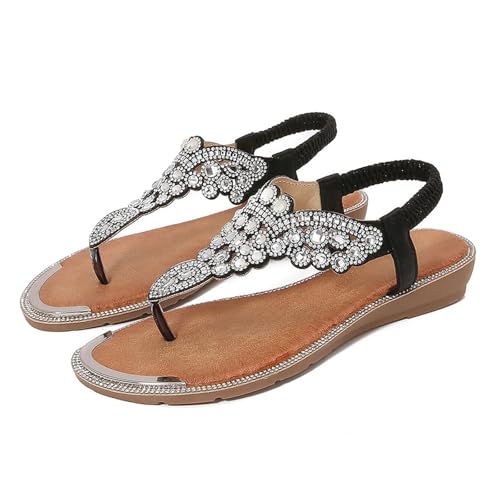 Sandalen Damen bequem Orthopädische Wandernsandalen mit Arch Support und stoßdämpfender Sohle Für breite Füße und Outdoor Aktivitäten wie Trekking Wanderungen und Sommerabenteuer von SQPZM