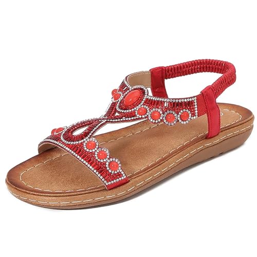Sommersandalen Damen bequem Wasserdichte und leichte Badelatschen Flip Flops Mit Massage Fußbett Ideal für Pool Garten Spa Strand und nach dem Sport Sommersandalen Damen bequem Wasserdichte und leichte Badelatschen Flip Flops Mit Massage Fußbett Ideal für Pool Garten Spa Strand und nach dem Sport von SQPZM