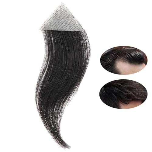 Spot Hair Patch,Narbe 100% Menschliches Haar Ersatz,Menschliche Perückenfleck für Frauen und Männer,Die Haare Oder Haarausfallhaarsystem Dünnen(1PCS,5x5x4) von SQSZJBJMK