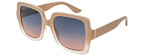 SQUAD Sonnenbrille Für frauen, Frauen Quadrat Erwachsene Jungen Sunglasses Groß Größe Modern Fahrerbrille von SQUAD
