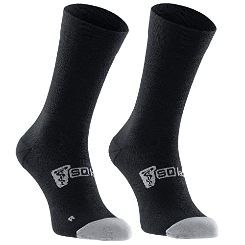 SQlab Unisex Sq-socks One11 Fahrradsocken, Schwarz, 42-44 EU von SQlab