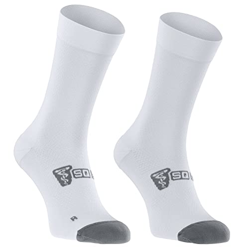 SQlab Unisex Sq-socks One12 Fahrradsocken, Weiß, 42-44 EU von SQlab