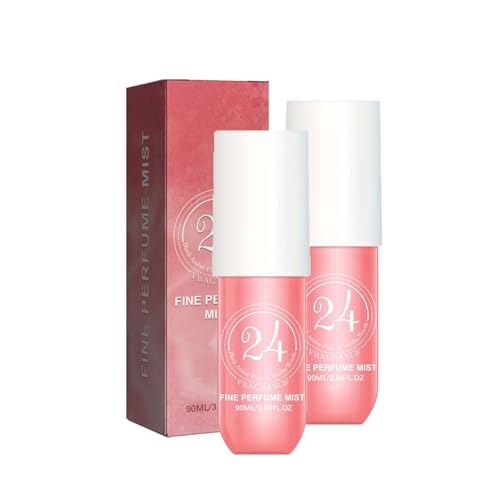 Damen Parfüm Spray 90ml - Langanhaltender Duft (Jasmin, Sandelholz, Kokoscreme & mehr) | Elegant & Frisch für Dates | 90ml Flasche | 22#-34# Düfte wählbar (24# 2 PCS) von SRBIRD