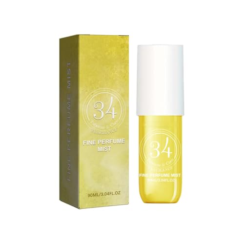 Damen Parfüm Spray 90ml - Langanhaltender Duft (Jasmin, Sandelholz, Kokoscreme & mehr) | Elegant & Frisch für Dates | 90ml Flasche | 22#-34# Düfte wählbar (34# 1 PCS) von SRBIRD