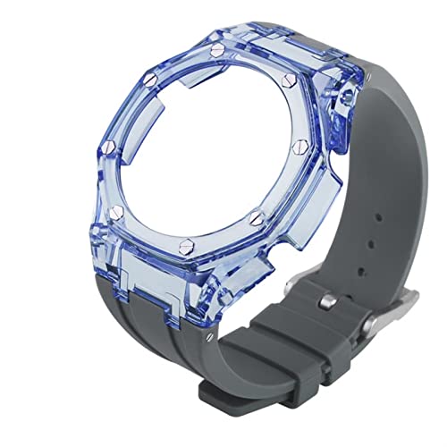 SRDRK GA2100 3. Modifiziertes Zubehörband GA-2100 Gen3 transparente Hülle + Gummiband für GA2100, For GA2100 von SRDRK