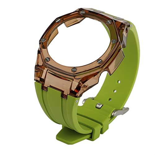 SRDRK GA2100 3. Modifiziertes Zubehörband GA-2100 Gen3 transparente Hülle + Gummiband für GA2100, For GA2100 von SRDRK