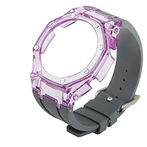 SRDRK GA2100 3. Modifiziertes Zubehörband GA-2100 Gen3 transparente Hülle + Gummiband für GA2100, For GA2100 von SRDRK