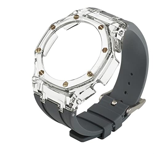 SRDRK GA2100 3. Modifiziertes Zubehörband GA-2100 Gen3 transparente Hülle + Gummiband für GA2100, For GA2100 von SRDRK