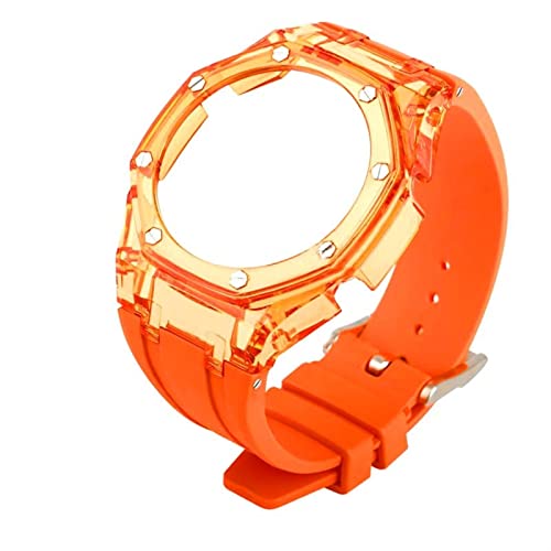 SRDRK GA2100 3. Modifiziertes Zubehörband GA-2100 Gen3 transparente Hülle + Gummiband für GA2100, For GA2100 von SRDRK