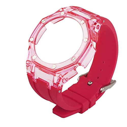 SRDRK GA2100 3. Modifiziertes Zubehörband GA-2100 Gen3 transparente Hülle + Gummiband für GA2100, For GA2100 von SRDRK