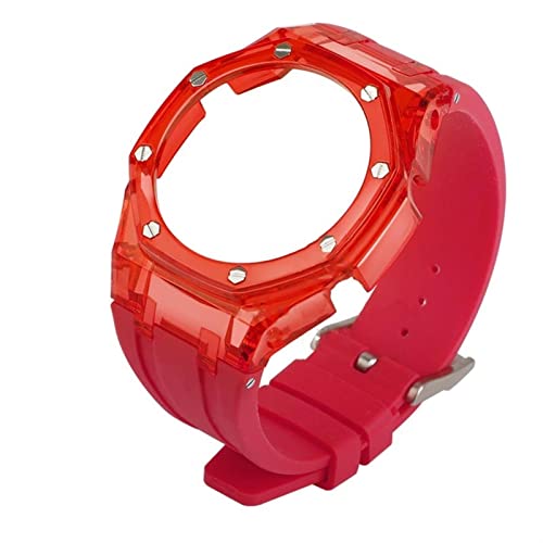 SRDRK GA2100 3. Modifiziertes Zubehörband GA-2100 Gen3 transparente Hülle + Gummiband für GA2100, For GA2100 von SRDRK
