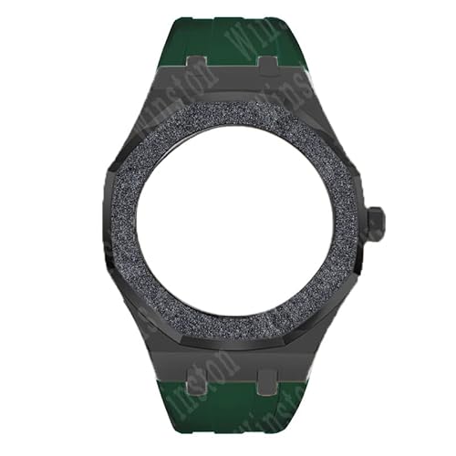 SRDRK Gen4 Gen5 GA2100 Modifikationsset für GA-2100 GA2110 Mod Kit Schmirgelstahl Metall Luxus Gehäuse Lünette mit Schraube Gummiband, For GA2100 2110 von SRDRK
