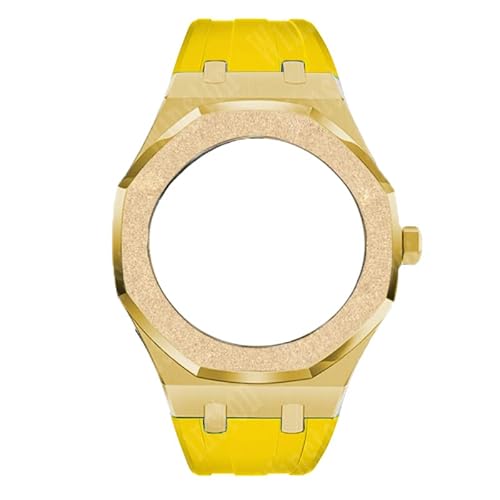 SRDRK Gen4 Gen5 GA2100 Modifikationsset für GA-2100 GA2110 Mod Kit Schmirgelstahl Metall Luxus Gehäuse Lünette mit Schraube Gummiband, For GA2100 2110 von SRDRK