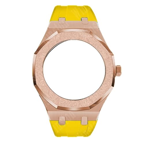 SRDRK Gen4 Gen5 GA2100 Modifikationsset für GA-2100 GA2110 Mod Kit Schmirgelstahl Metall Luxus Gehäuse Lünette mit Schraube Gummiband, For GA2100 2110 von SRDRK