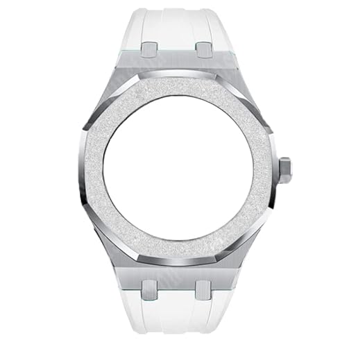 SRDRK Gen4 Gen5 GA2100 Modifikationsset für GA-2100 GA2110 Mod Kit Schmirgelstahl Metall Luxus Gehäuse Lünette mit Schraube Gummiband, For GA2100 2110 von SRDRK