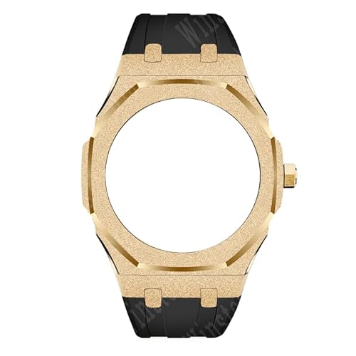 SRDRK Gen5 GA2100 Modifikation Emery Edelstahl-Metallgehäuse-Lünette Gummiband für GA-2100 GA2110 Mod Kit mit Werkzeug, For GA2100 2110 von SRDRK
